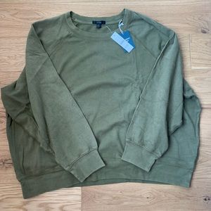 BNWT. J. Crew Magic Rinse sweatshirt. Size XXL.
